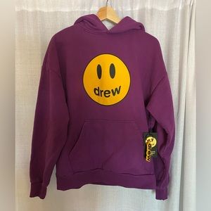 NWT drew house purple mascot hoodie size XS, fits oversized!